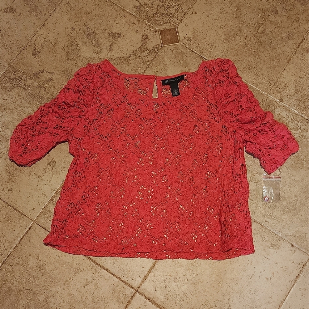 INC CORAL TOP